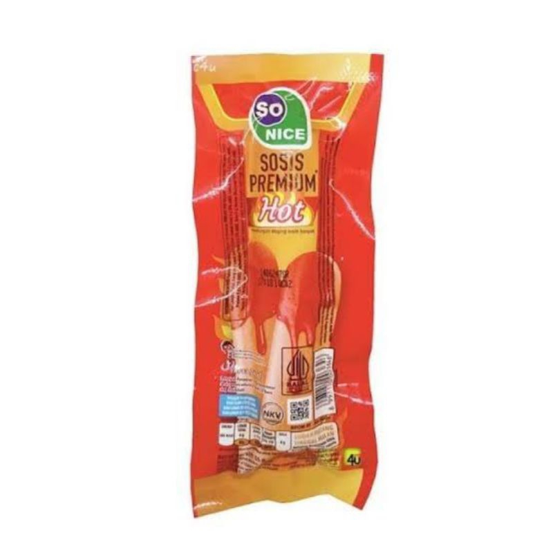

So nice Sosis Premium Hot 60 g