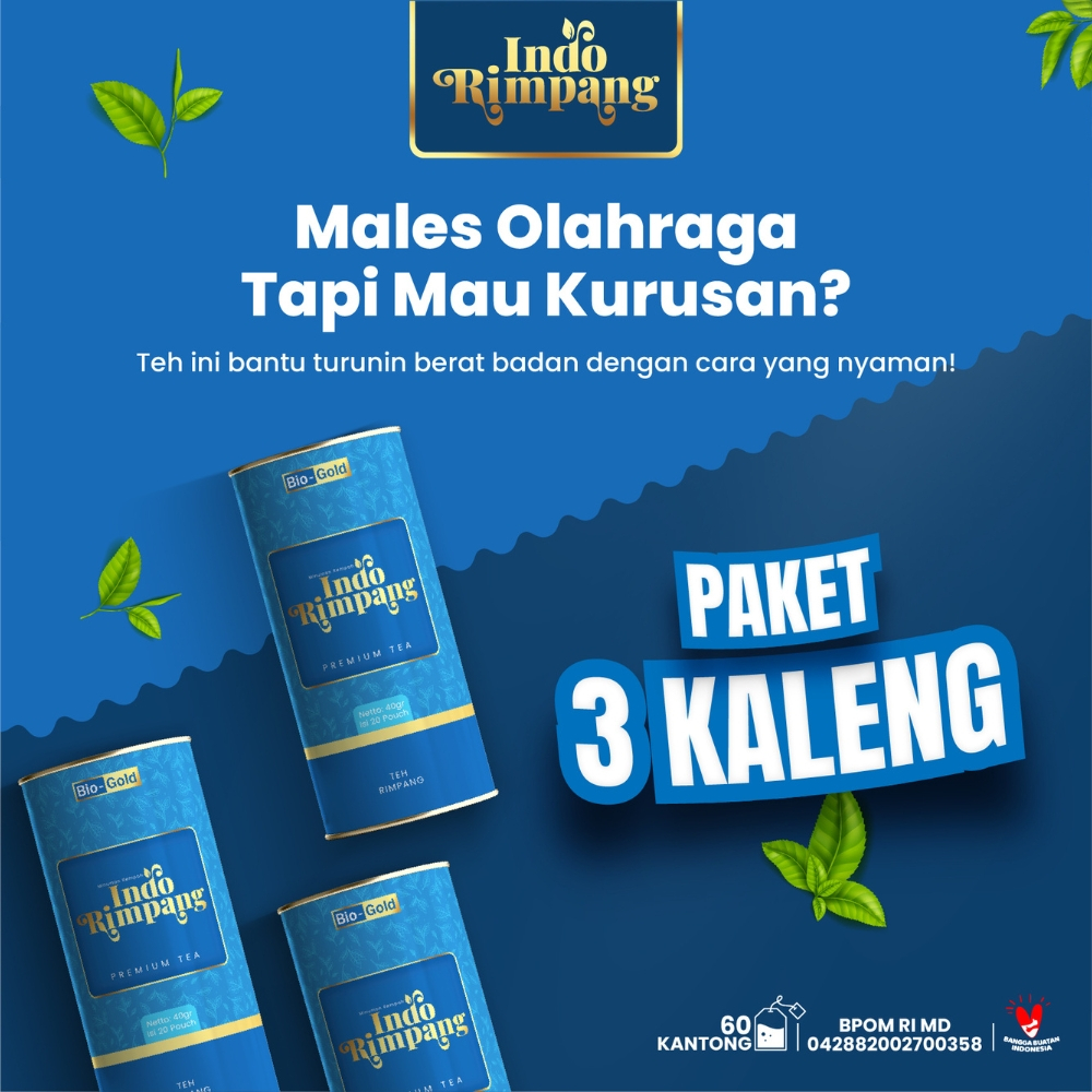 

Indo Rimpang Teh Herbal Alami Diet Pelangsing Badan Peluntur Lemak Dan Mendetox Tubuh
