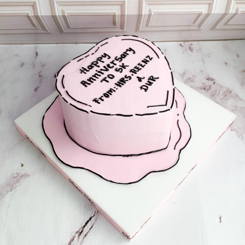 Kue Ulang tahun/Birthday Cake/Kue Ultah Tema Love/Kue Love/Kue Birthday jakarta