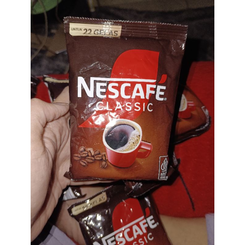 

kopi NESCAFE CLASIK 45gr kemasan 22 gelas