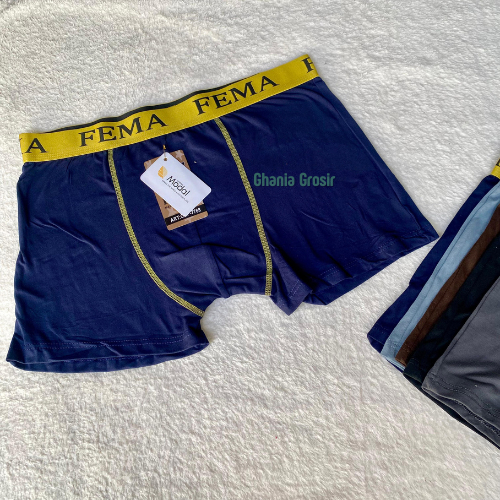 6 Pcs CD Boxer FEMA Ban Kuning Super Soft