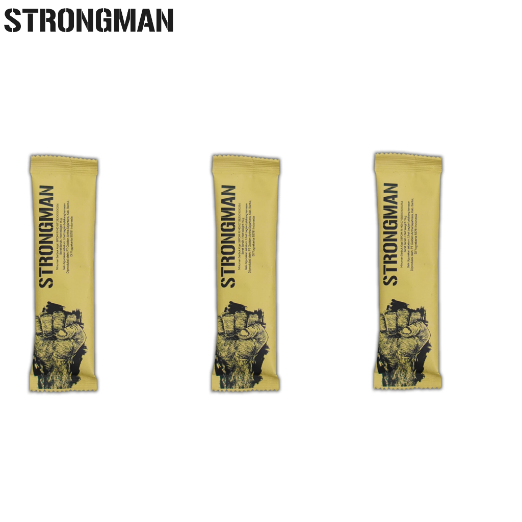

STRONGMAN Kopi 3 Sachet Penunjang Performa