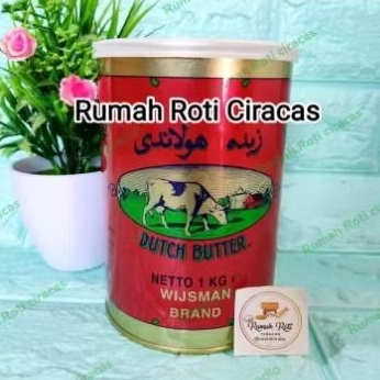 

WIJSMAN KALENG 1KG BUTTER 1000GR MENTEGA WISMAN SALTED WYSMAN KG