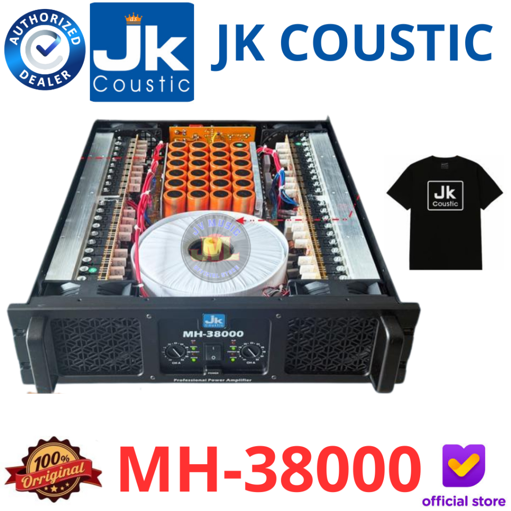 JK Coustic MH38000 Power Amplifier Original JK Coustic MH-38000
