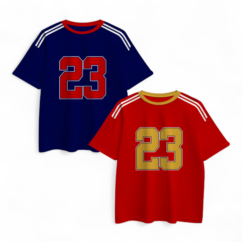 NRA Paket 2 Kaos Bassball Anak Laki Laki Usia 1-12 Tahun