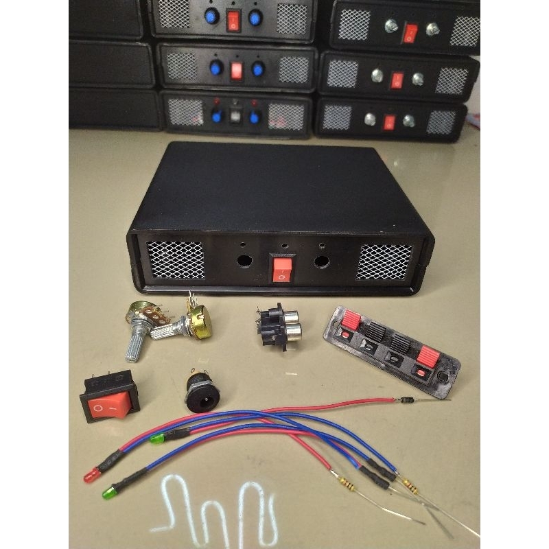 box amplifier lengkap dengan part komponen