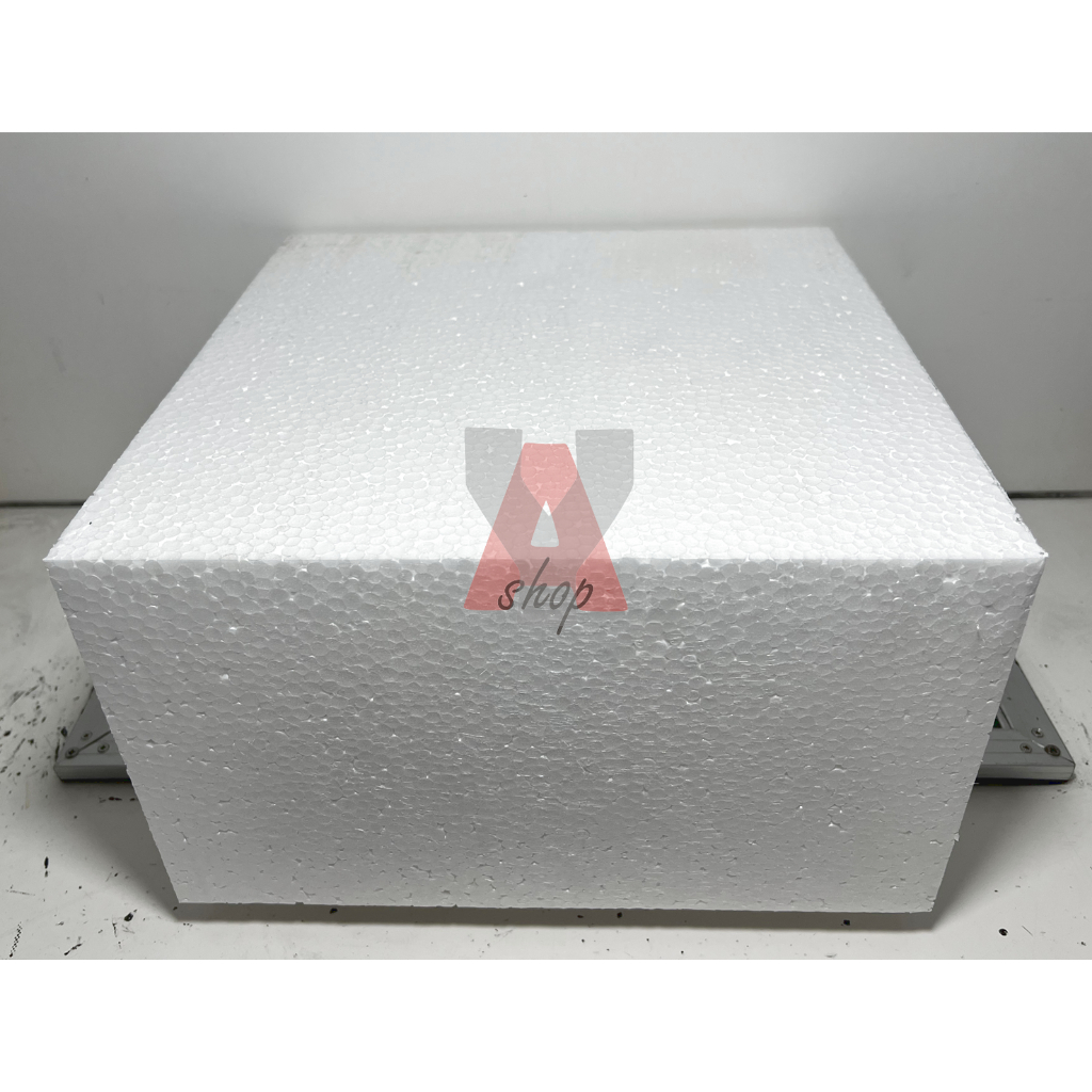 Gabus Styrofoam Dummy Cake Kue Square Kotak 35 x 35 cm TINGGI 15 cm