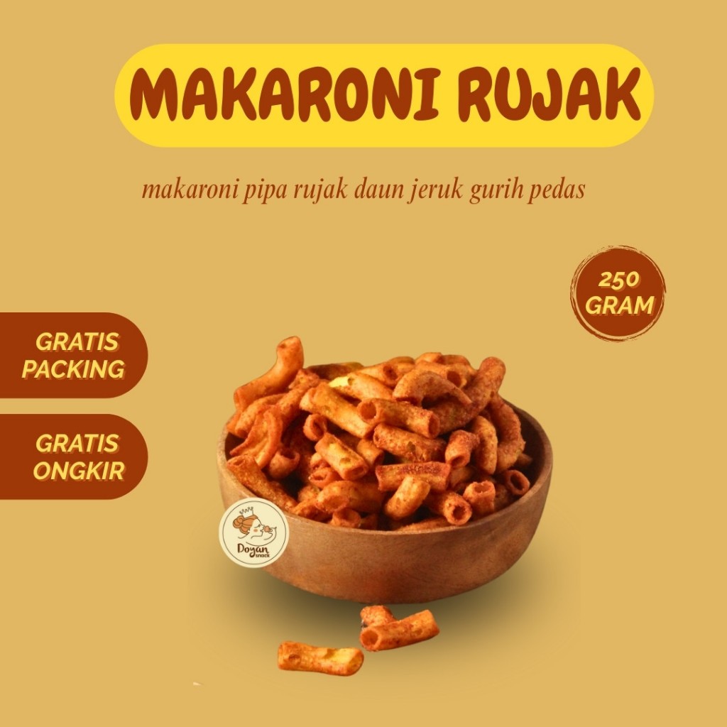 

MAKARONI RUJAK DAUN JERUK / MAKARONI PEDAS 250GR
