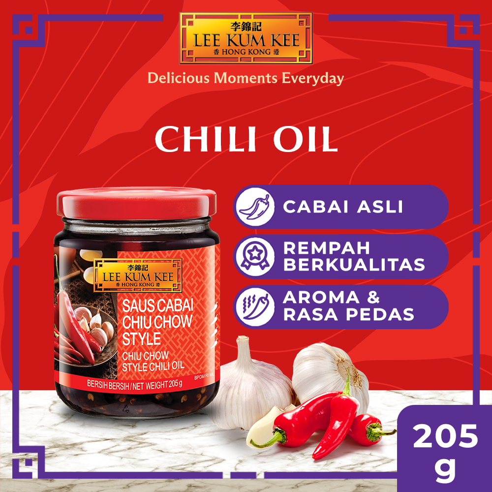 

LEE KUM KEE Minyak Cabai Chiu Chow Chili Oil 205 gr