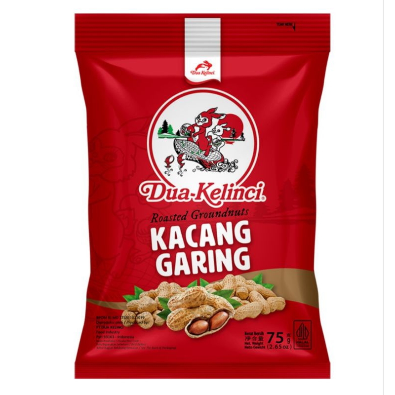 

Dua kelinci kacang garing 75g