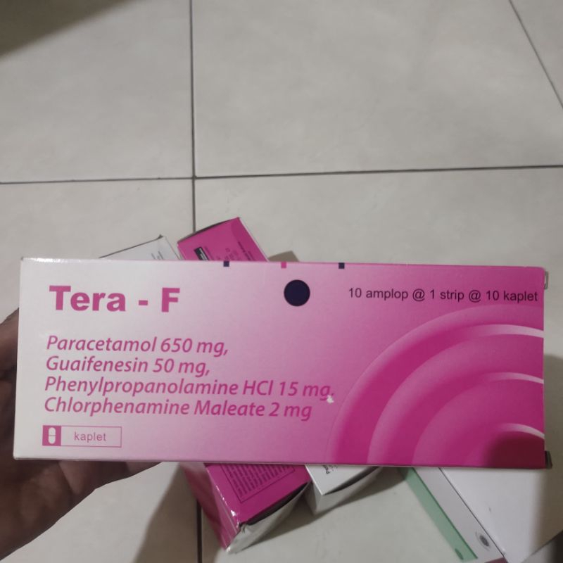 Tera F tablet obat flu dan batuk