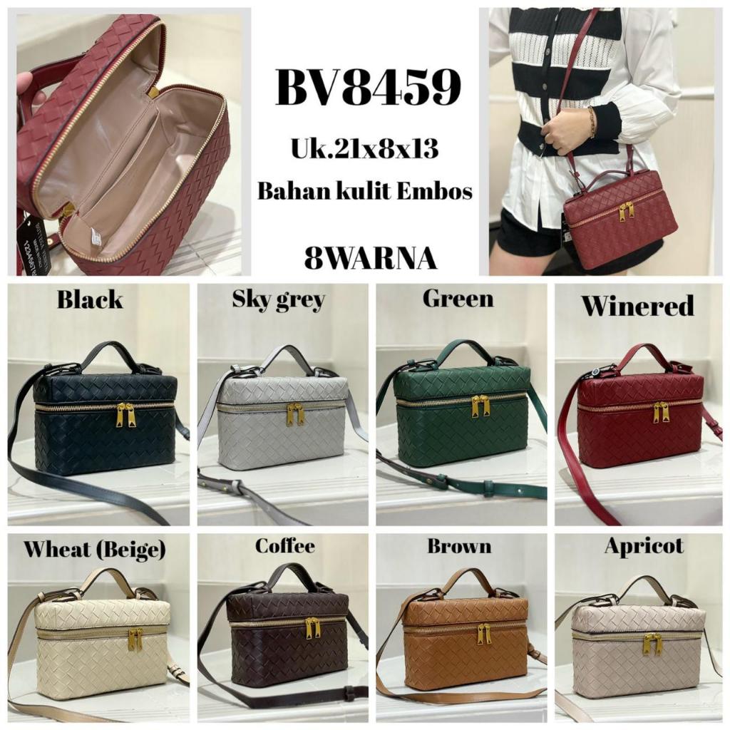 TAS WANITA BV01 VANITY CASE ANYAM WEBE FASHION