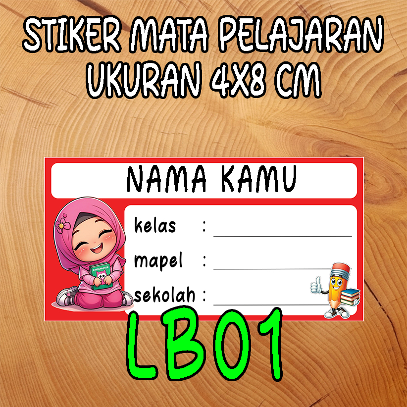 

Stiker Mata Pelajaran / Stiker Mapel termurah