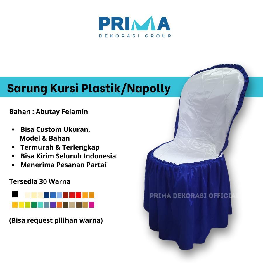 Sale Cover Sarung Kursi Plastik Napolly Untuk Acara Pesta Bahan Bagus - Prima Dekorasi Tenda