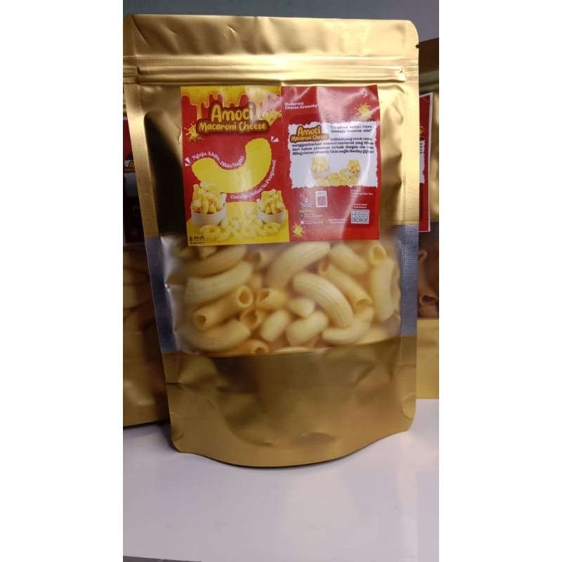 

Amoci/momoci keju cheese coklat makaroni kemasan pouch 85gr