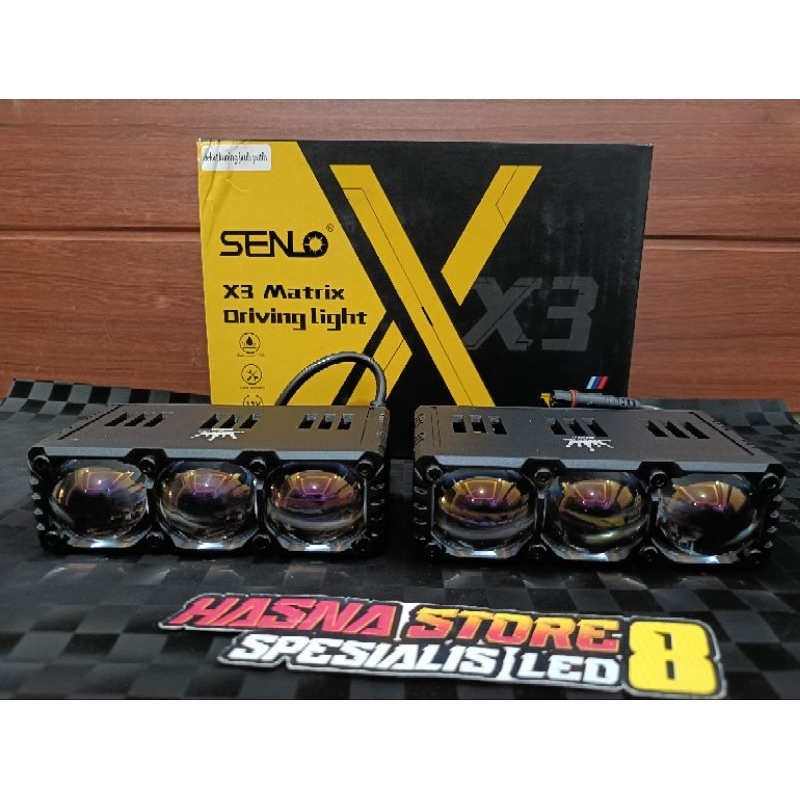 SENLO X3 PLUS MINI LASER 3 MATA 150W MINI LASER MOTOR MOBIL