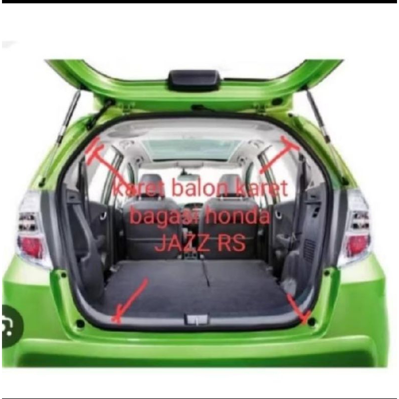karet bagasi mobil Honda jazz original