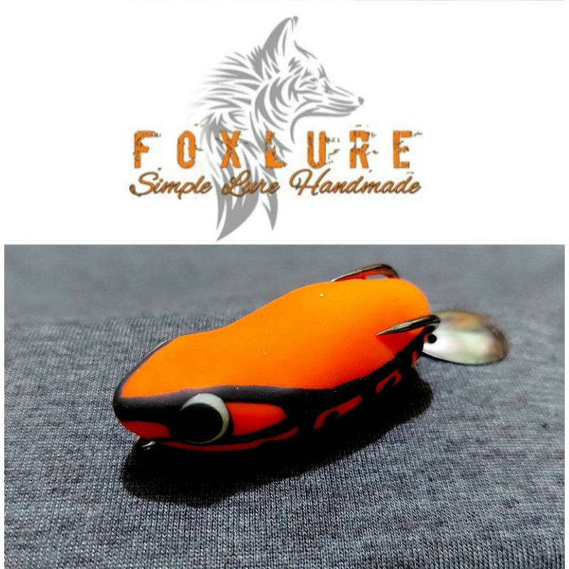 Antabur 5.5cm fox lure original umpan gabus/casting gabus/soft frog/umpan karet