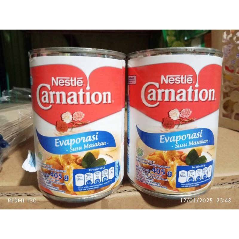 

Nestle 405gr Susu Evaporasi Carnation - Bukan Susu Kental Manis - Susu Evaporasi Tanpa Tambahan Gula