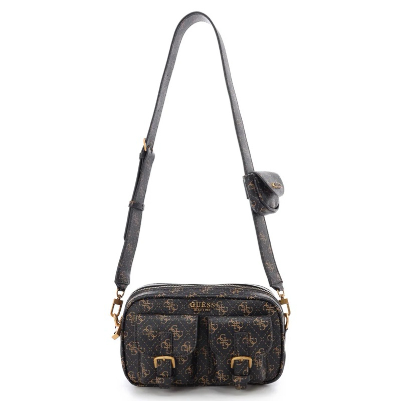 slingbag guess coffee / tas wanita guess / tas guess motif