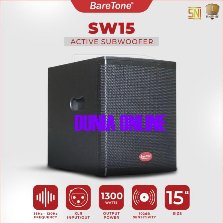 Subwoofer Aktif Baretone SW 15 Original Subwoofer SW15 - 15 inch