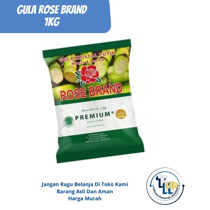 

GULA ROSEBRAND 1kg warna hijau