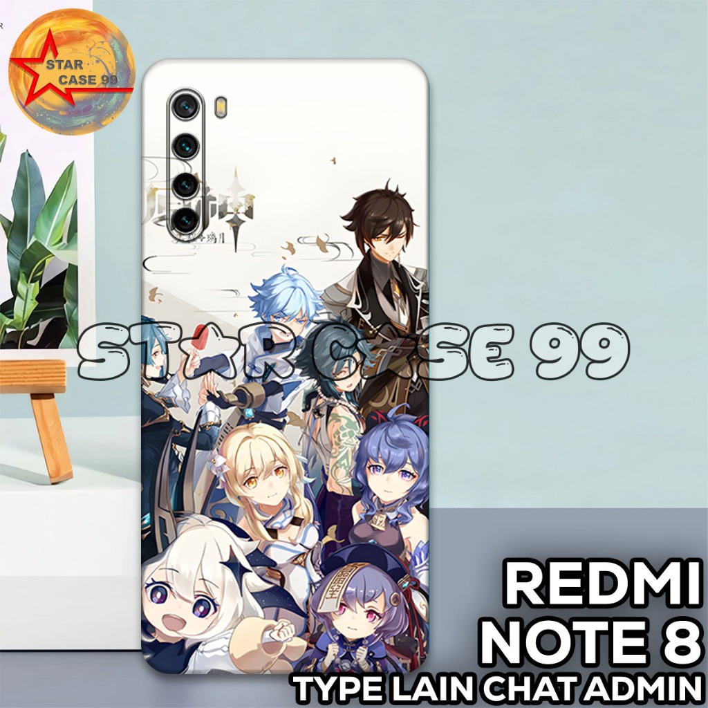 Softcase redmi note 8 /S40/Motif anime/case redmi note 8/casing redmi note 8/silikon