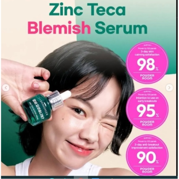 BringGreen Zink Teca Blemish Serum 25 mL Botol 25mL Bring Green