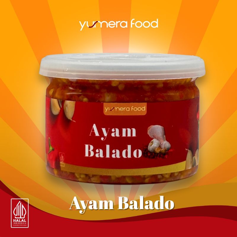 

Yumera Food – Ayam Balado / Sambal Balado / Ayam Pedas / Makanan Lauk Siap Saji [145gr]