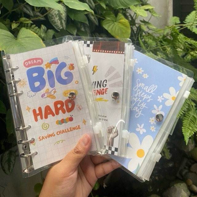 BINDER TARGET MENABUNG + 6 ZIPLOCK / SAVING CHALLENGE / BUKU TABUNGAN TARGET