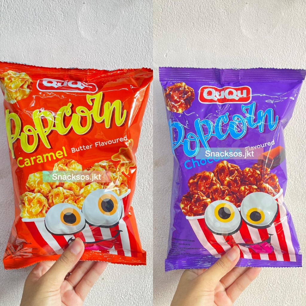 

QUQU POPCORN CARAMEL BUTTER / CHOCOLATE CHOCO - POP CORN MALAYSIA