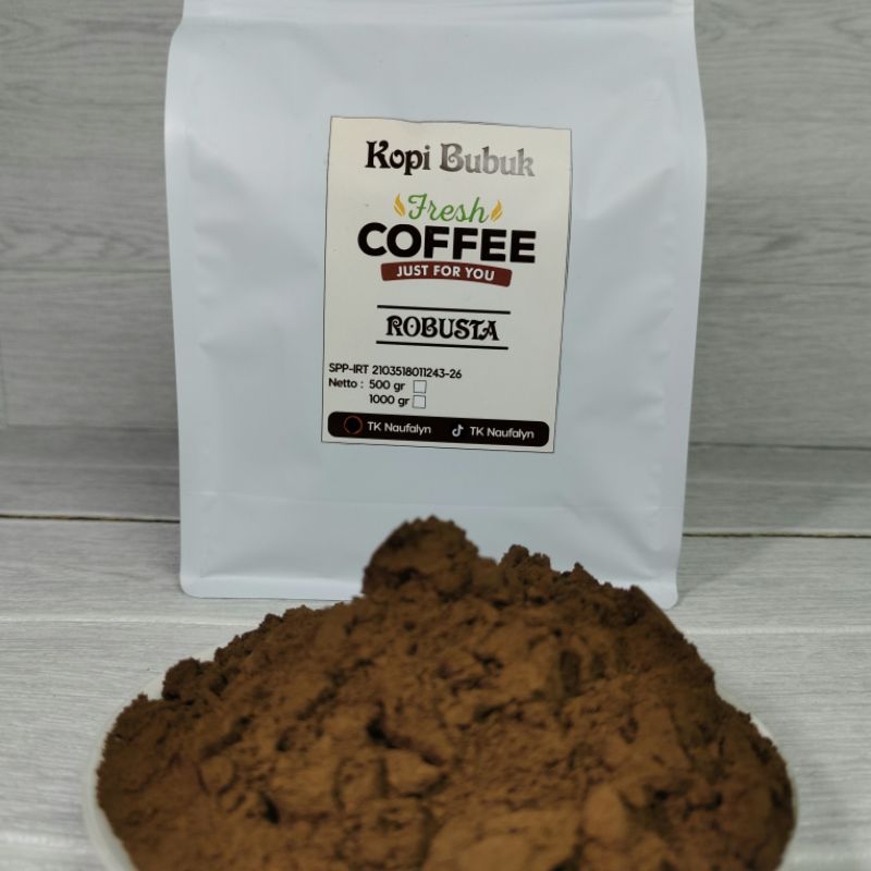 

Kopi bubuk 1 KG Robusta kopi hitam kopi giling 1000 gram p