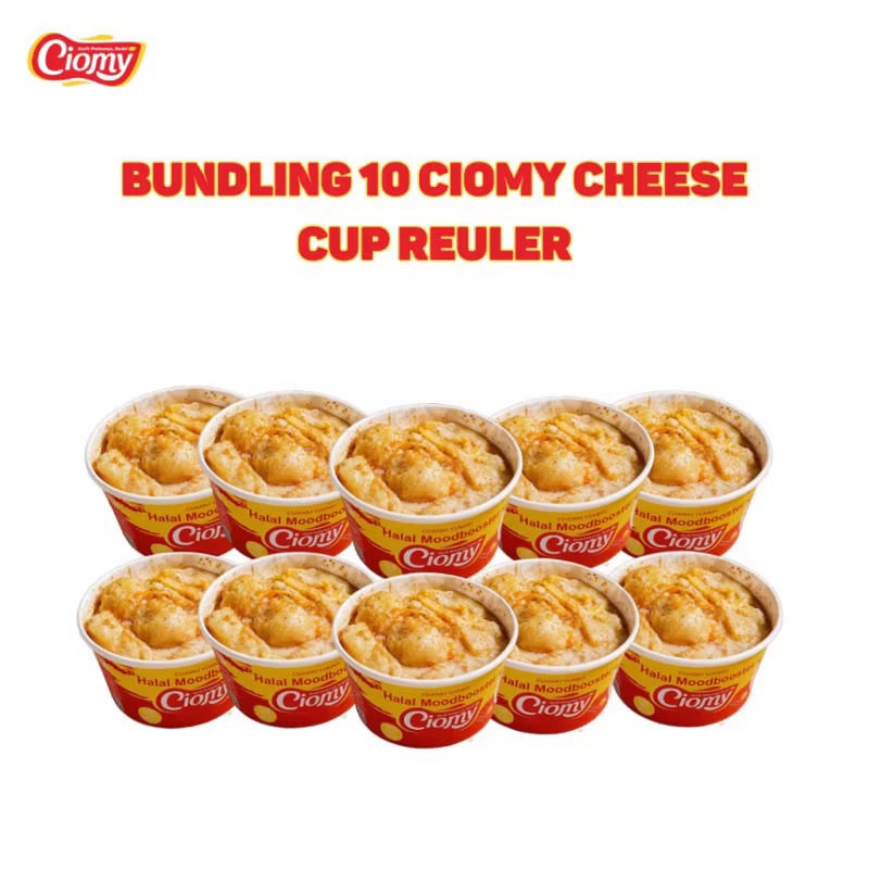 

Ciomy - Bundling 10 Cuanki Cheese Cup Reguler 75gr