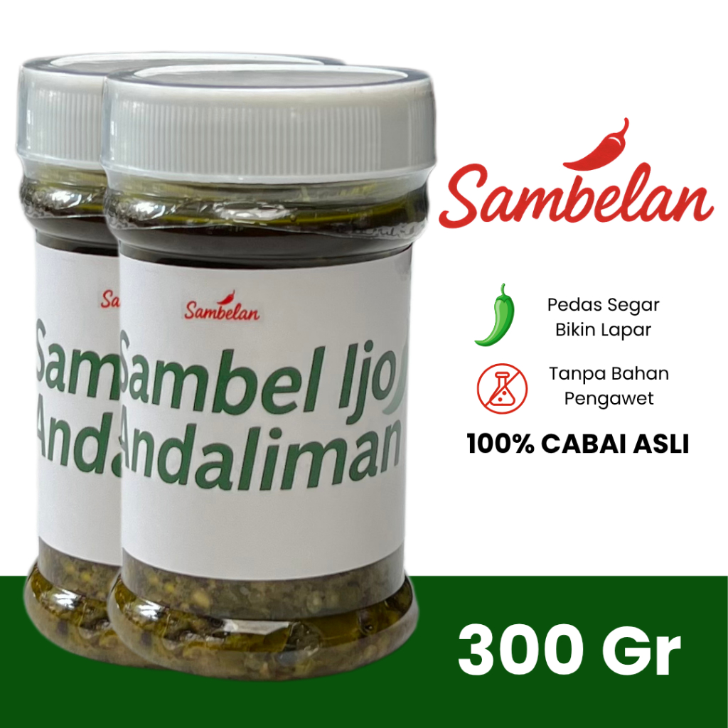 

Sambelan - Sambal Ijo Andalaman Pedas Segar 300 gr