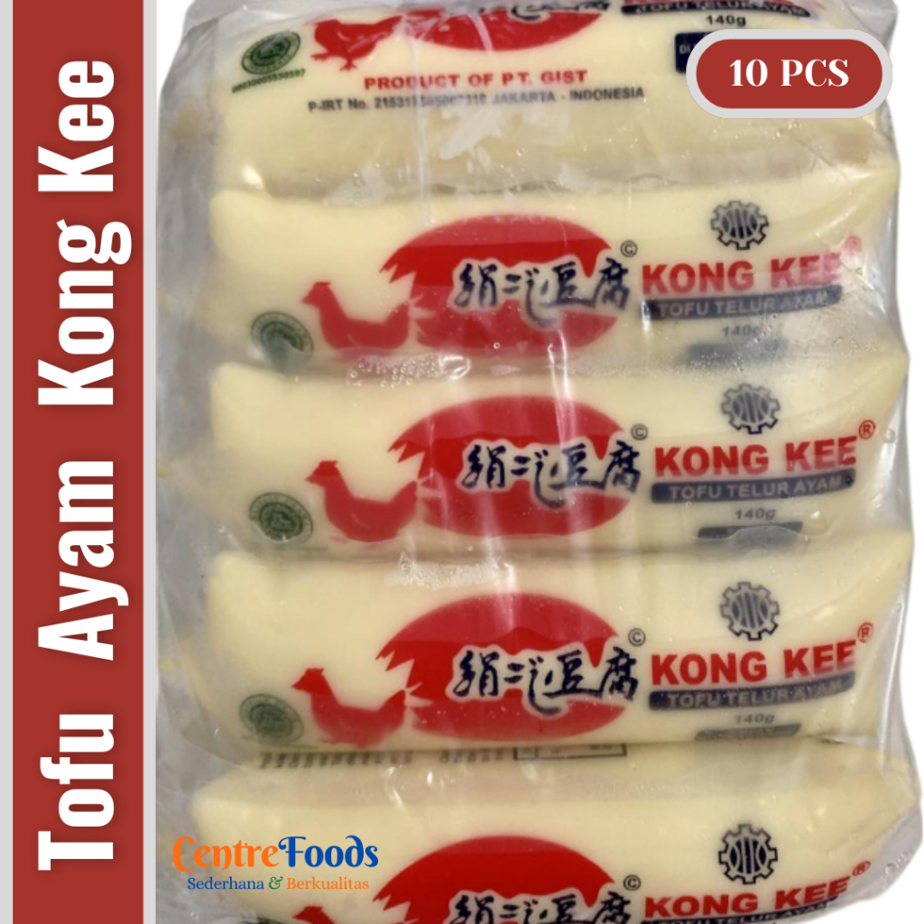 

Tahu Tofu Telor Ayam Kongkee - Tahu Kong Kee | Isi 10 Pcs - 1.4 Kg [ Harga Per BKS ]