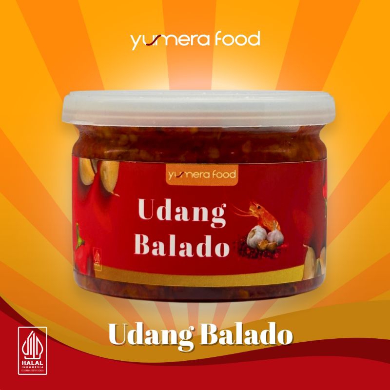 

Yumera Food – Udang Balado / Sambal Balado / Udang Pedas /Makanan Lauk Siap Saji [140gr]