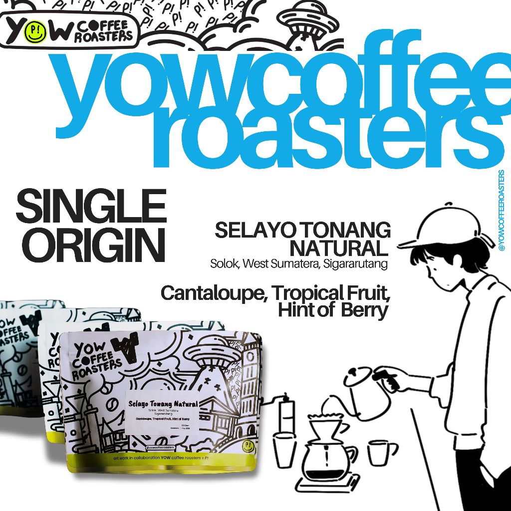 

Biji Kopi Selayo Tonang Natural Single Origin V60