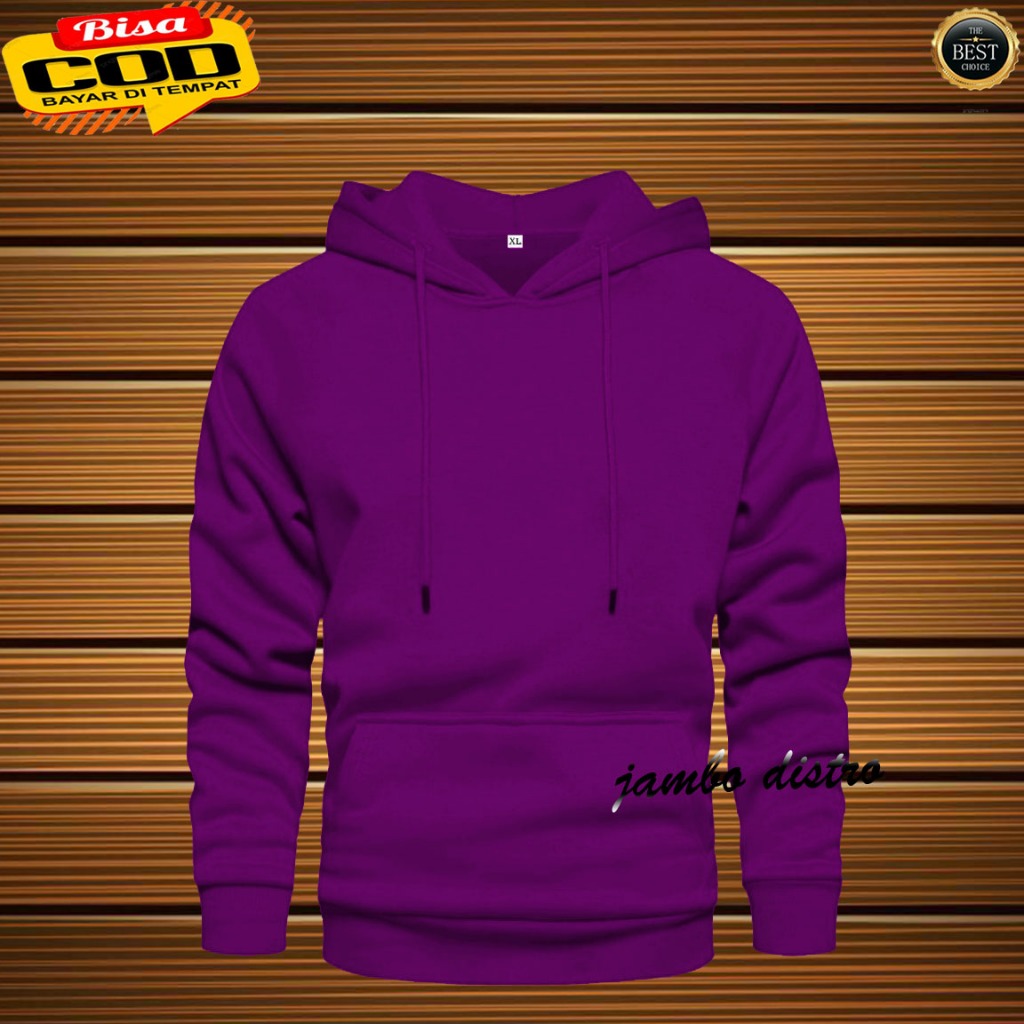 COD - PROMO  Sweater Hoodie /Jaket Tudung Tebal Distro Jaket Andalan Pria & Wanita Terbaru Unisex Un