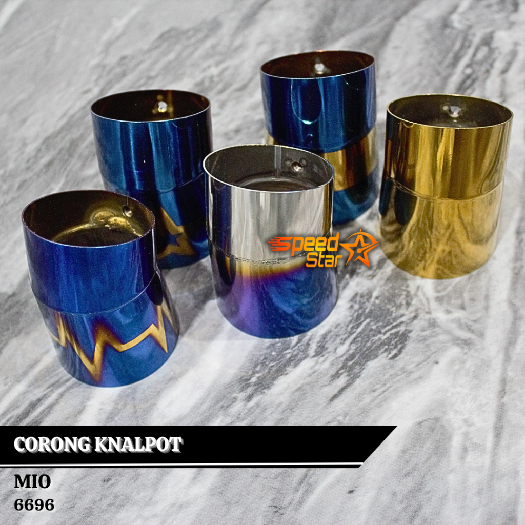 CORONG KNALPOT TWO TONE MIO J-MIO SOUL GT-MIO M3-MIO SPORTY- DLL UNIVERSAL MOTOR
