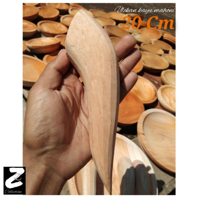 Ulekan kayu mahoni 20 cm/ ulekan kayu / ulekan