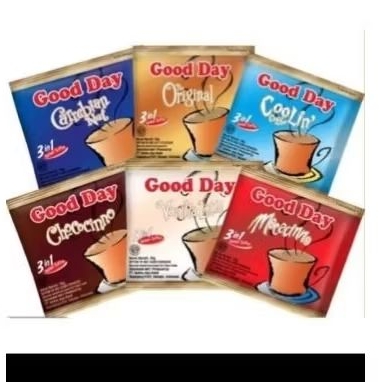 

GOOD DAY COFFE 3IN1 SACHET [HARGA 1 RENTENG ISI 10 SACHET] ALL VARIAN