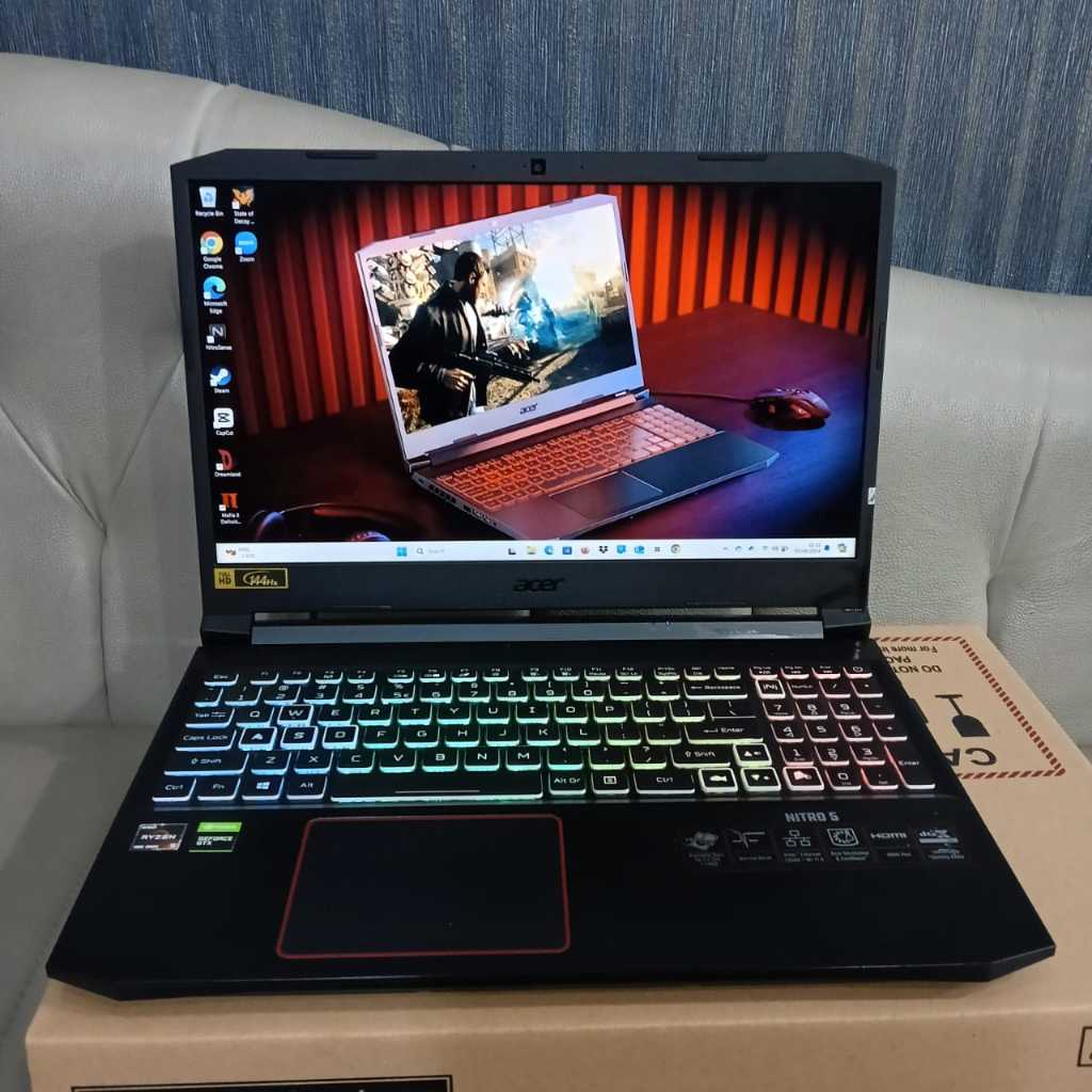 READYSTOCK Acer Nitro AN515-44, Amd Ryzen 5 - 4600H, #VGA, 8/512GB, Black
