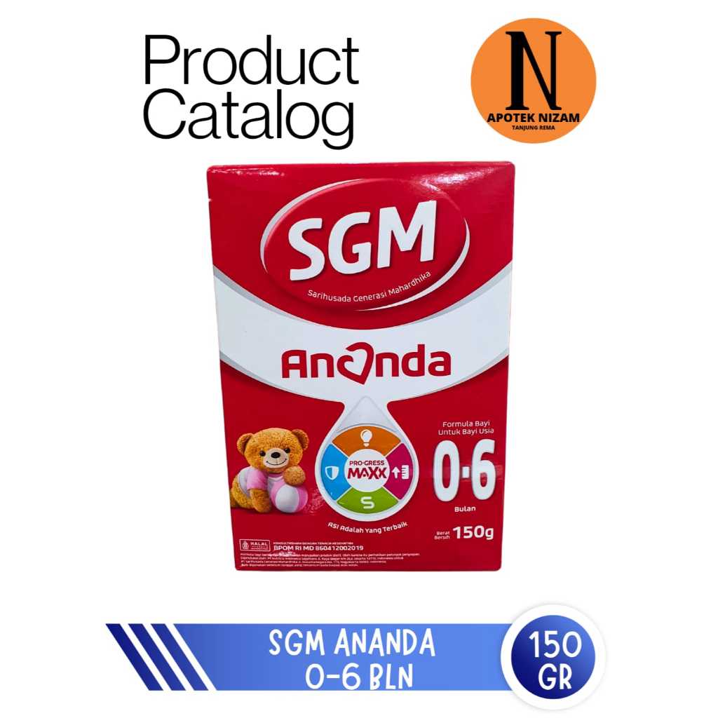 Susu SGM Ananda untuk bayi 0 - 6 bulan
