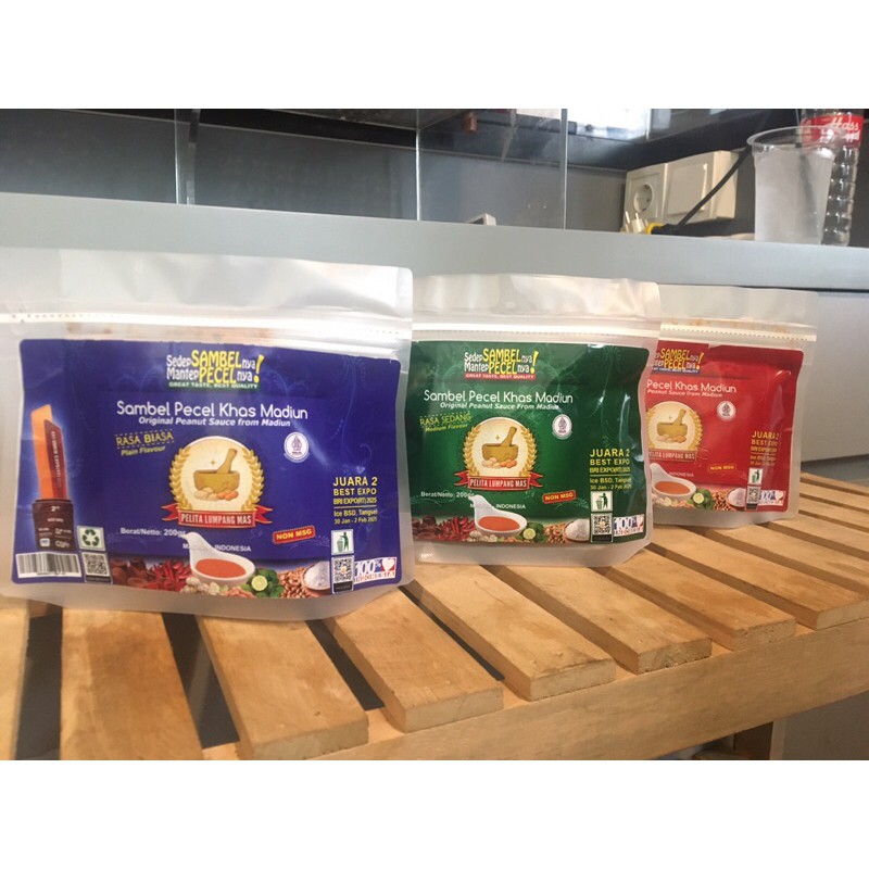 

(bundling) sambel pecel bumbu pecel pelita lumpang mas