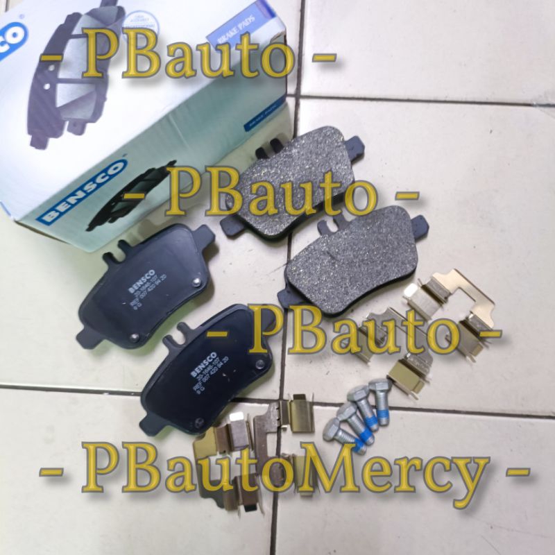 Kampas rem belakang W246 W117 W156 W176 BENSCO - rear brake pad W246 mercedes benz