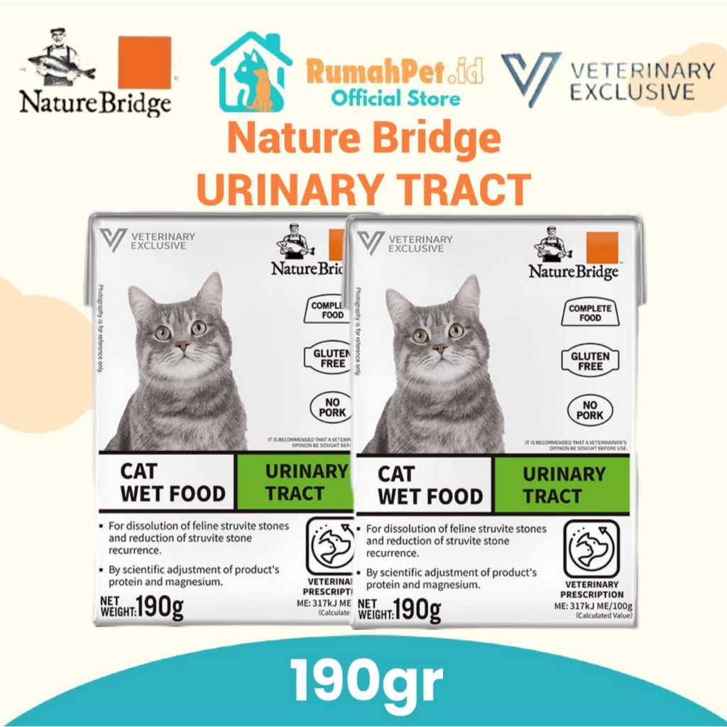 Nature Bridge Cat URINARY TRACT  WET Food 190gr - Nature Bridge Cat Urinary 190gr NB CAT