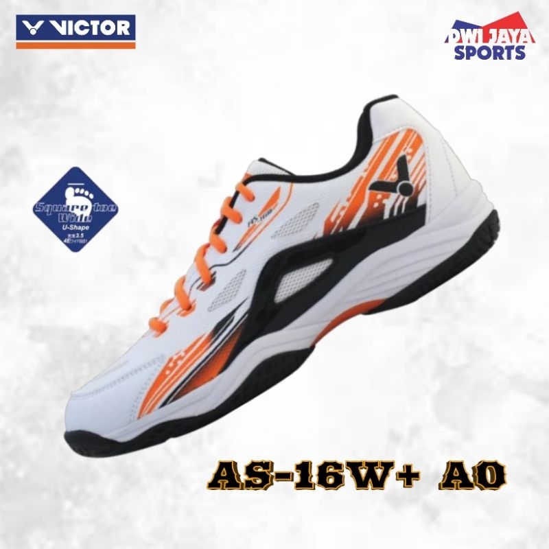 Victor AS-16W+ Badminton Shoes | Sepatu Bulu Tangkis Victor AS-16W Plus | Victor AS 16 W