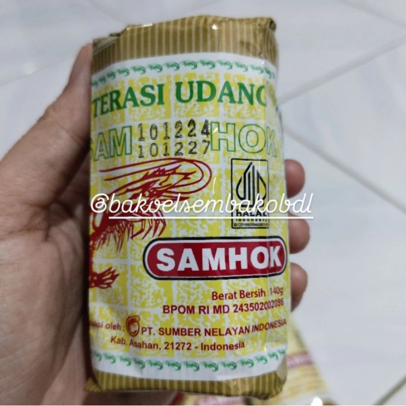 

TERASI UDANG SAMHOK ISI 16KEPING/BKS 140G