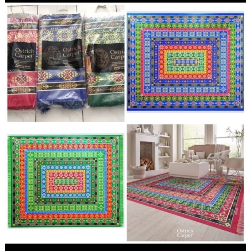 Karpet pemadani Ostrich ukuran 205x240cm