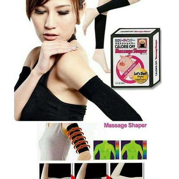 KORSET PELANGSING PENGECIL LENGAN TANGAN KAKI BETIS CALORIE OFF ARM SLIMMER KOREA SLIMMING KORSET ME